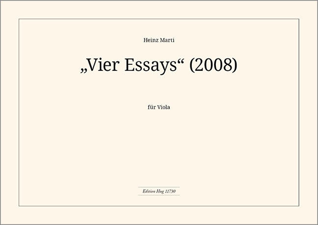 Vorderes Coverbild 4 Essays