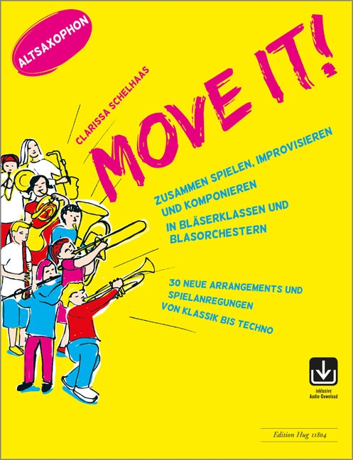 Vorderes Coverbild Move it! - Altsaxofon