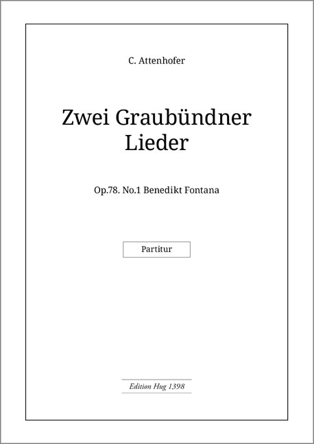 Vorderes Coverbild Benedikt Fontana