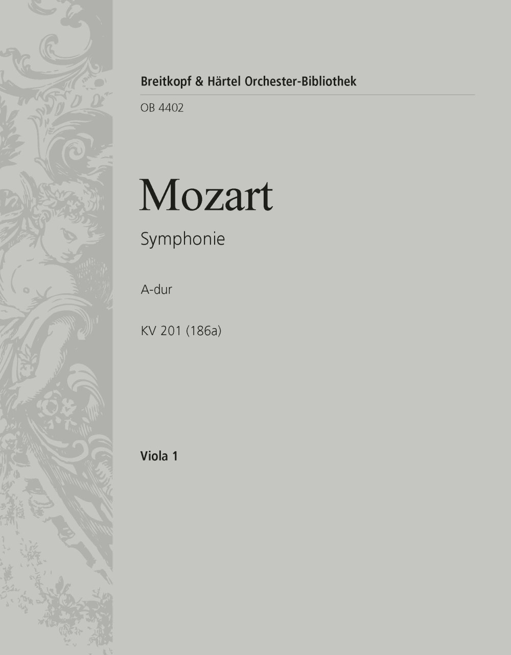 Vorderes Coverbild Symphonie [Nr. 29] A-dur KV 201 (186a)