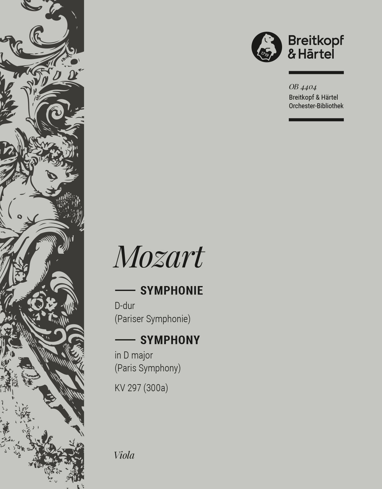 Vorderes Coverbild Symphonie [Nr. 31] D-dur KV 297 (300a)