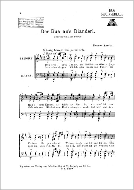 Vorderes Coverbild Bua ans Dianderl