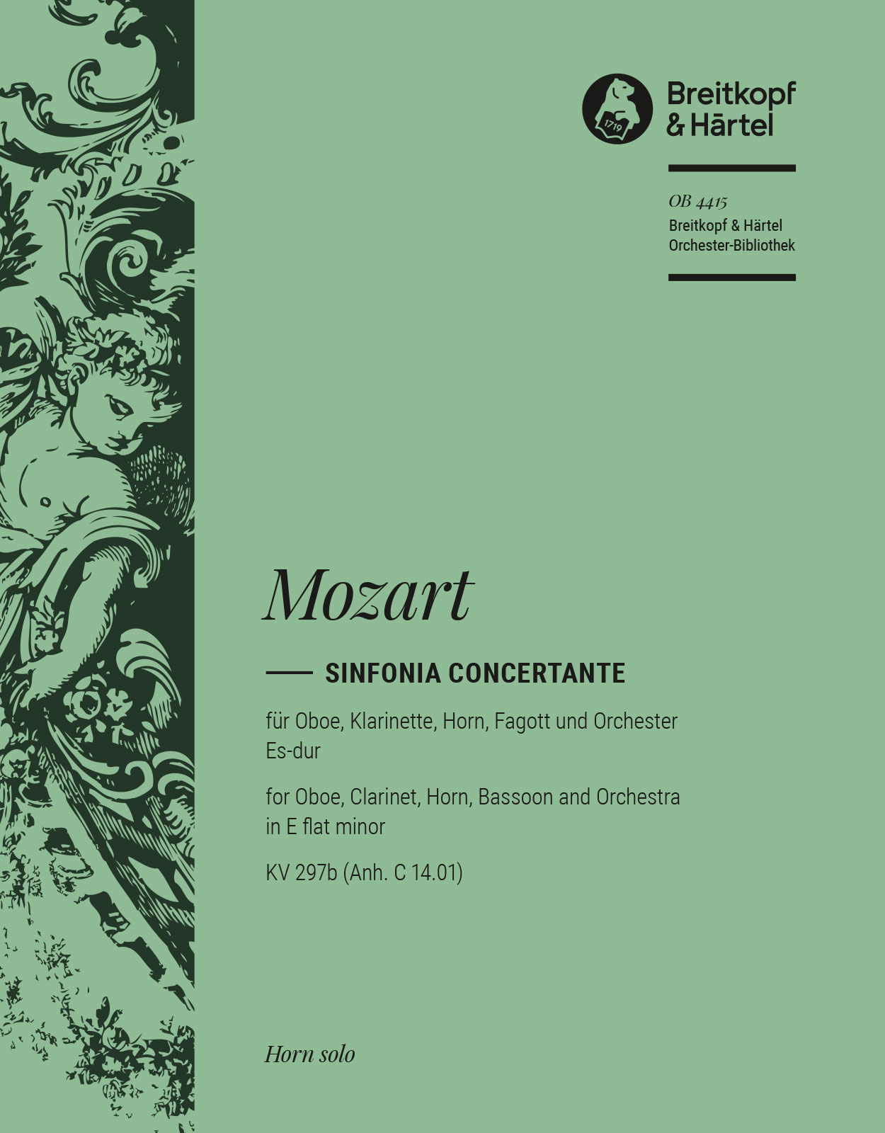 Vorderes Coverbild Sinfonia concertante Es-Dur KV 297b