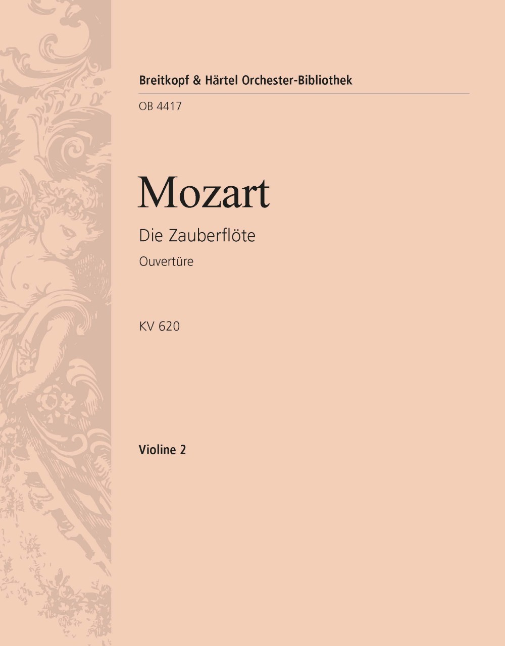 Vorderes Coverbild Zauberflöte KV 620. Ouvertüre