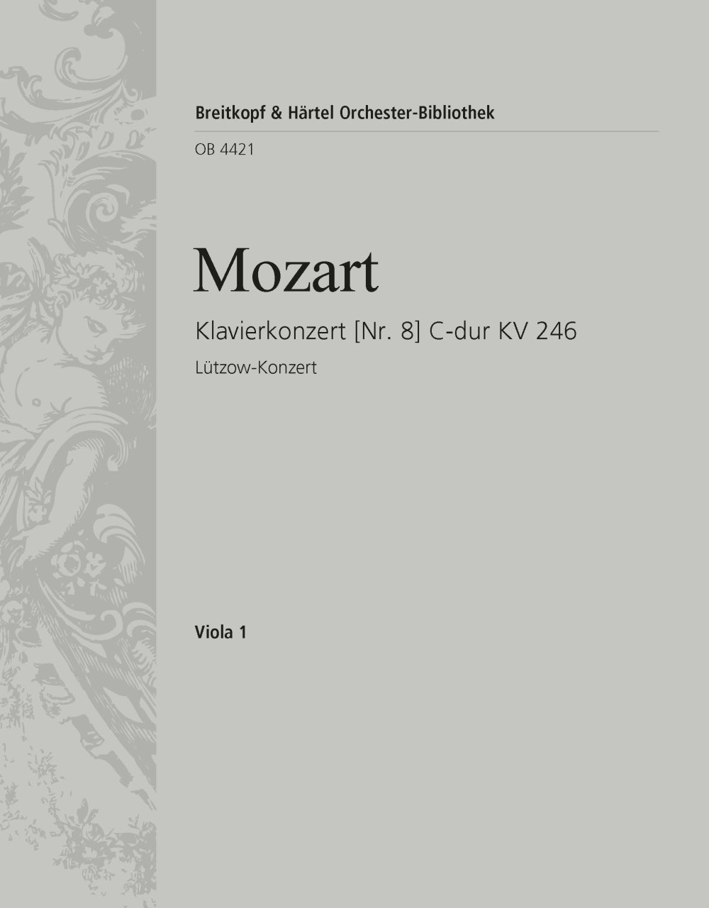 Vorderes Coverbild Klavierkonzert 8 C-dur KV 246