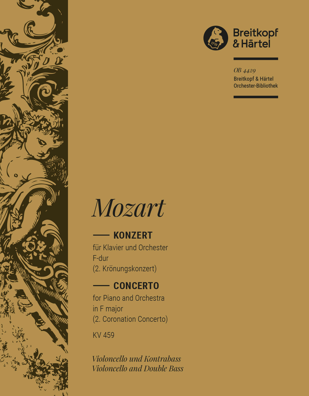 Vorderes Coverbild Konzert für Klavier und Orchester Nr. 19 F-Dur KV 459