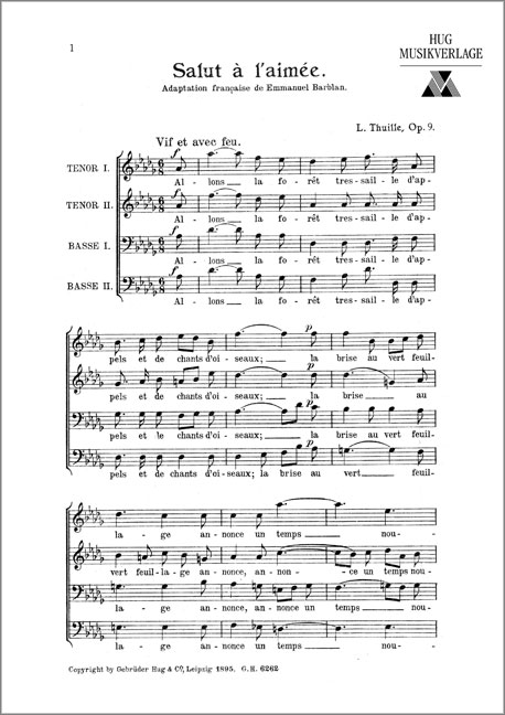 Vorderes Coverbild Salut a l aimee