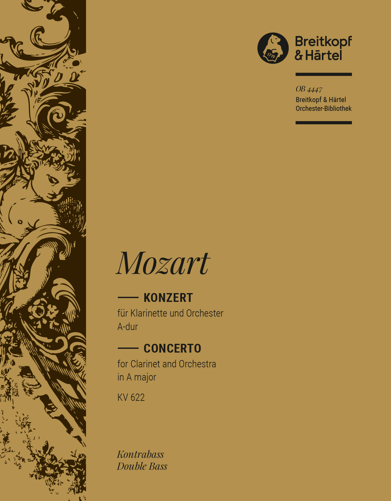 Vorderes Coverbild Konzert für Klarinette A-dur KV 622