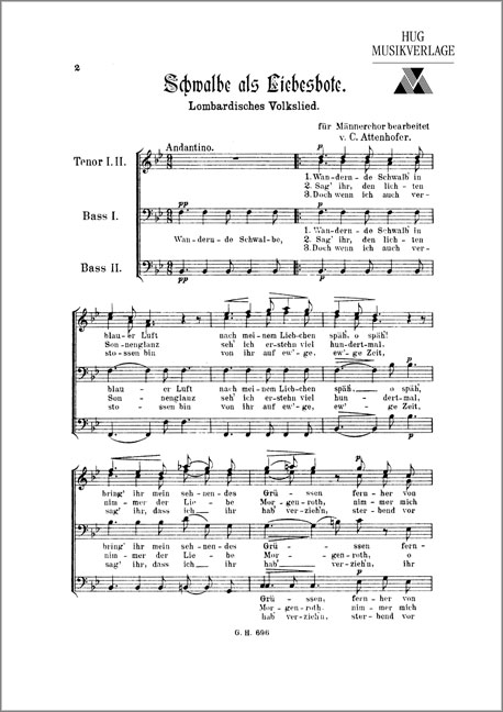 Vorderes Coverbild Schwalbe als Liebesbote