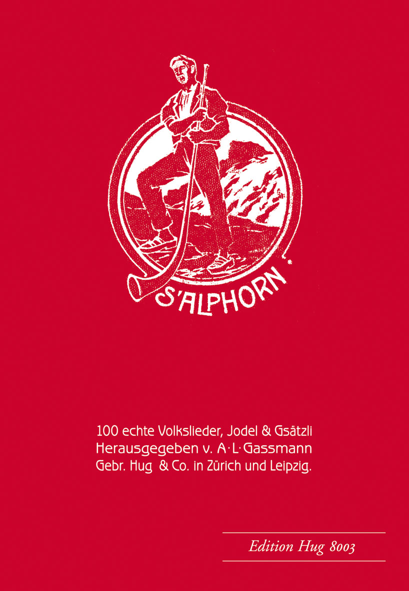 Vorderes Coverbild Alphorn op. 18 - 100 echte Volkslieder,