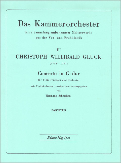 Vorderes Coverbild Konzert G-Dur