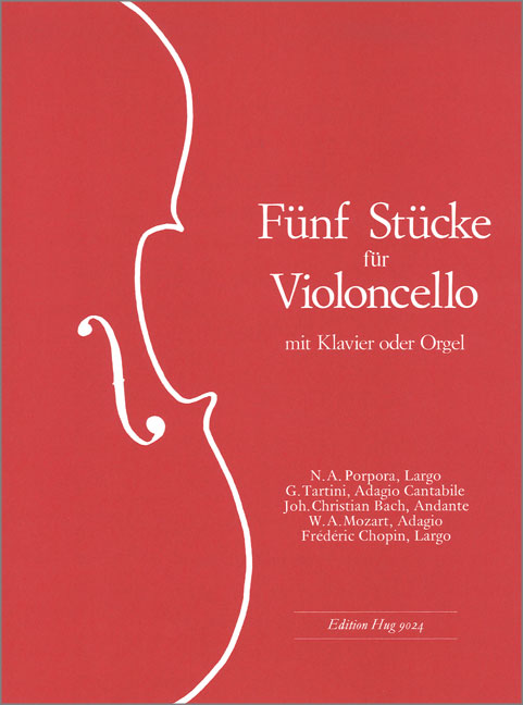 Vorderes Coverbild 5 Stücke für Cello