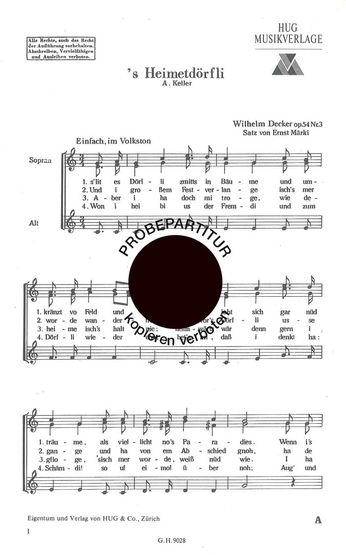 Vorderes Coverbild Heimetdörfli
