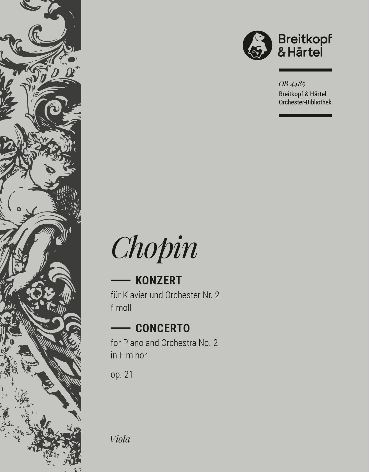 Vorderes Coverbild Konzert für Klavier und Orchester Nr. 2 f-Moll op. 21
