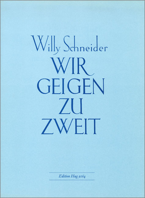 Vorderes Coverbild Wir geigen zu Zweit