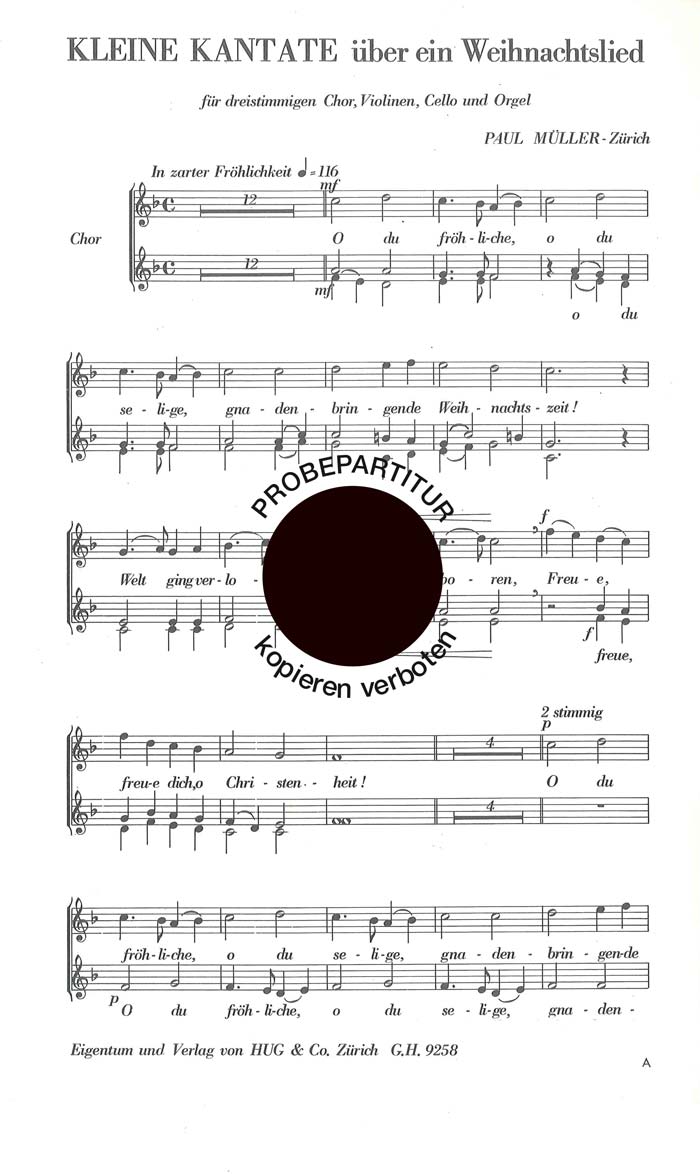 Vorderes Coverbild Kleine Kantate