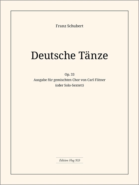 Vorderes Coverbild Deutsche Tänze