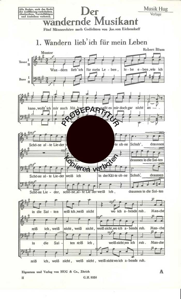 Vorderes Coverbild Wandern lieb ich für mein Leben gern