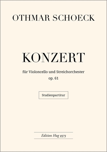 Vorderes Coverbild Konzert op 61
