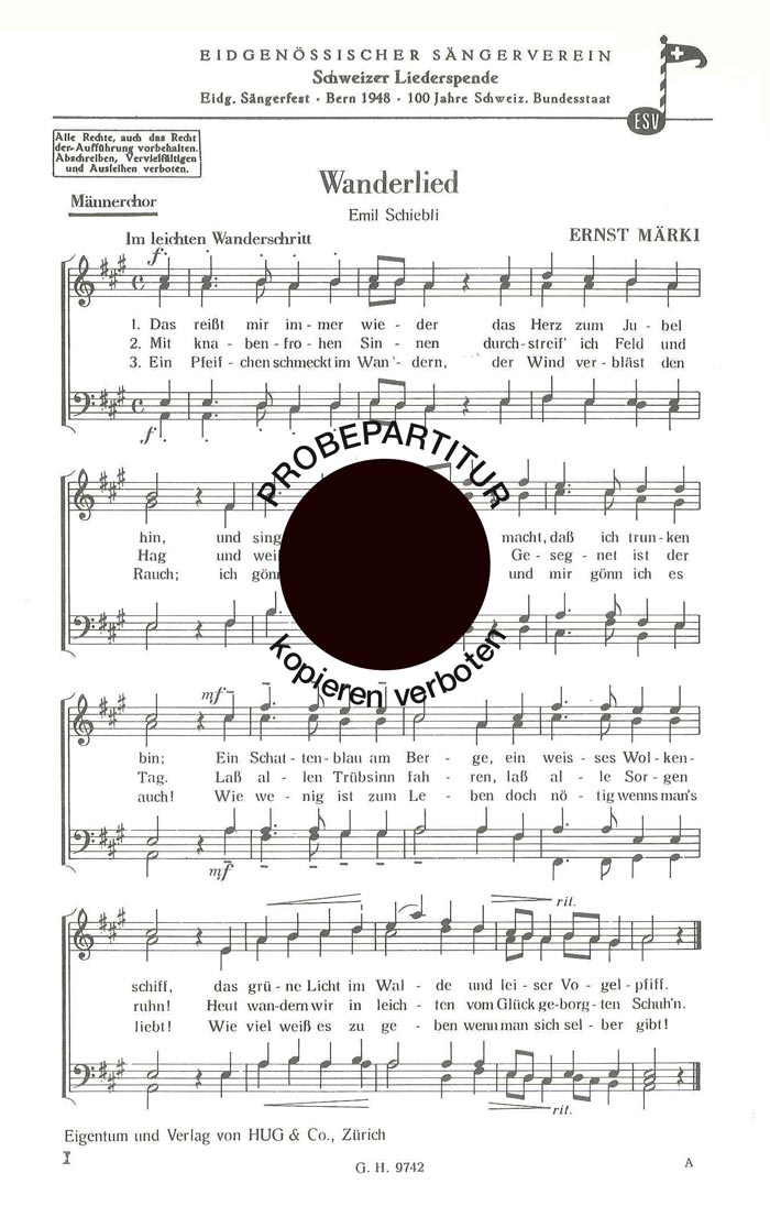 Vorderes Coverbild Wanderlied