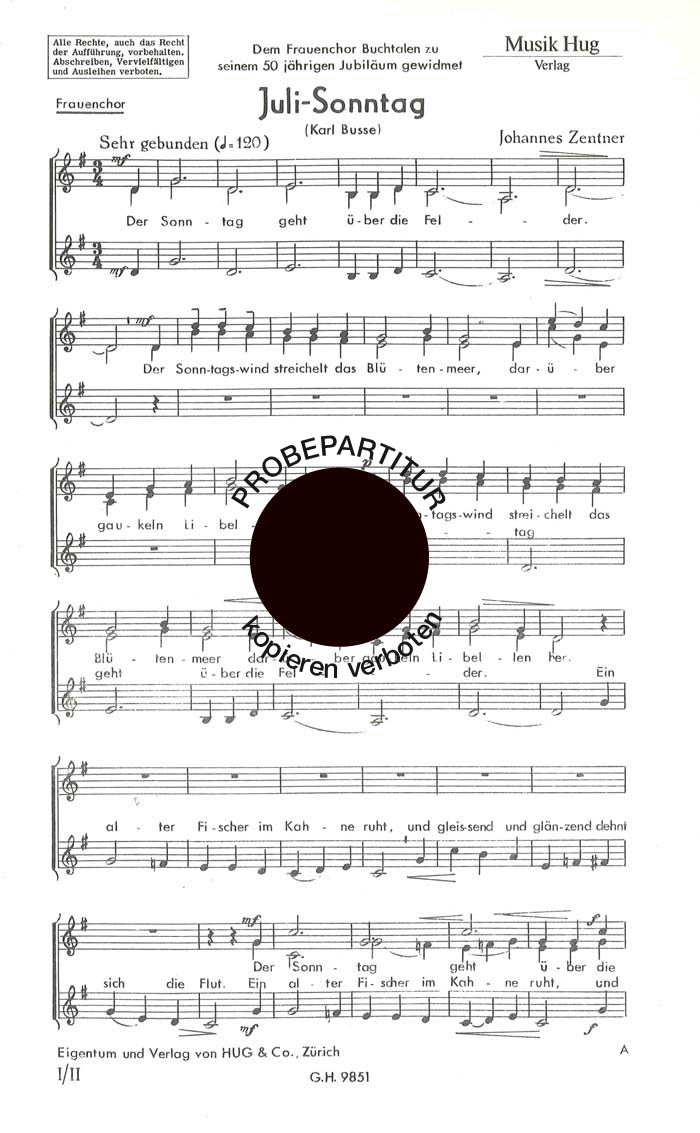 Vorderes Coverbild Juli-Sonntag