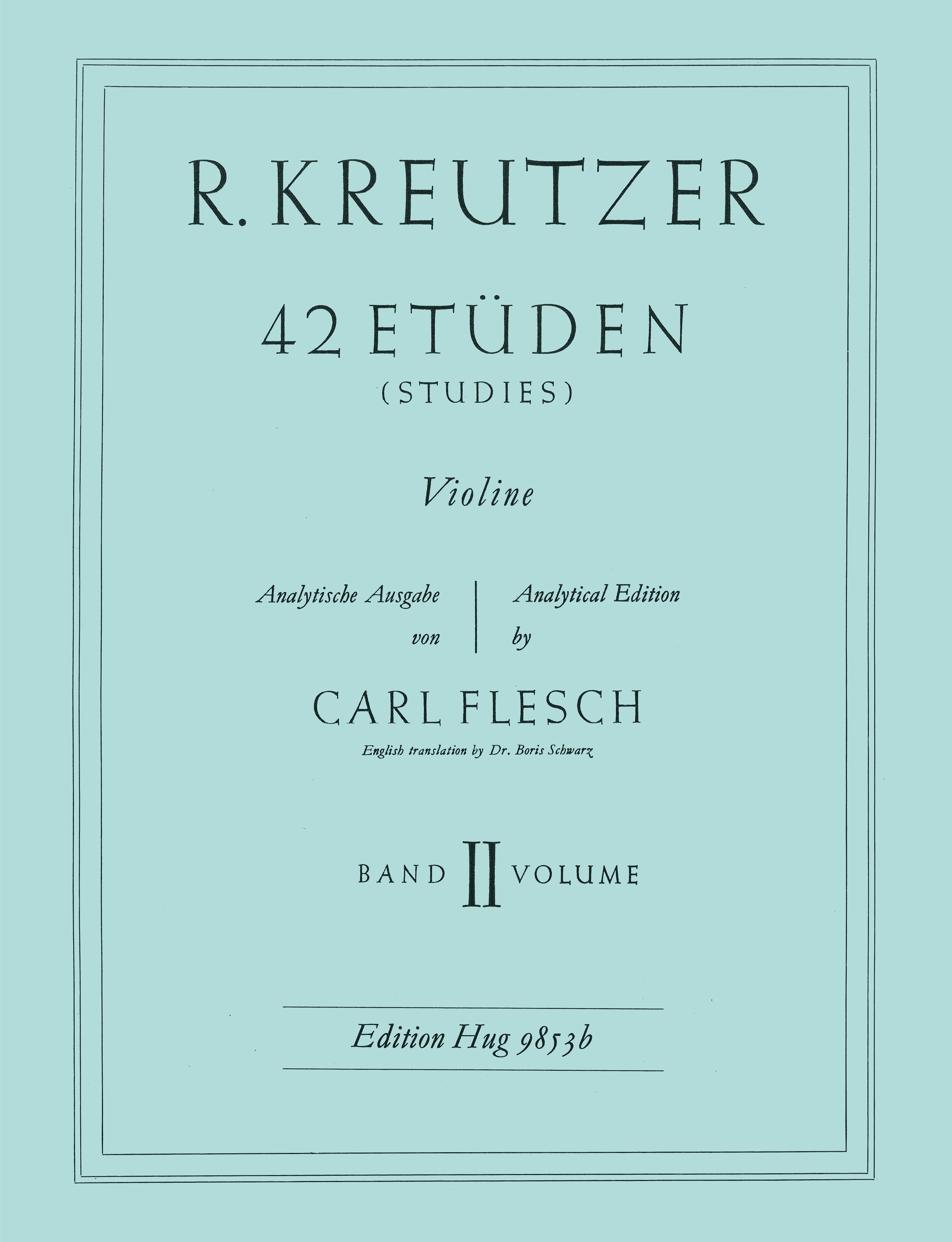 Vorderes Coverbild 42 Etüden Band 2