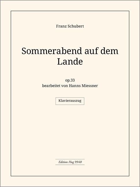 Vorderes Coverbild Sommerabend auf dem Lande