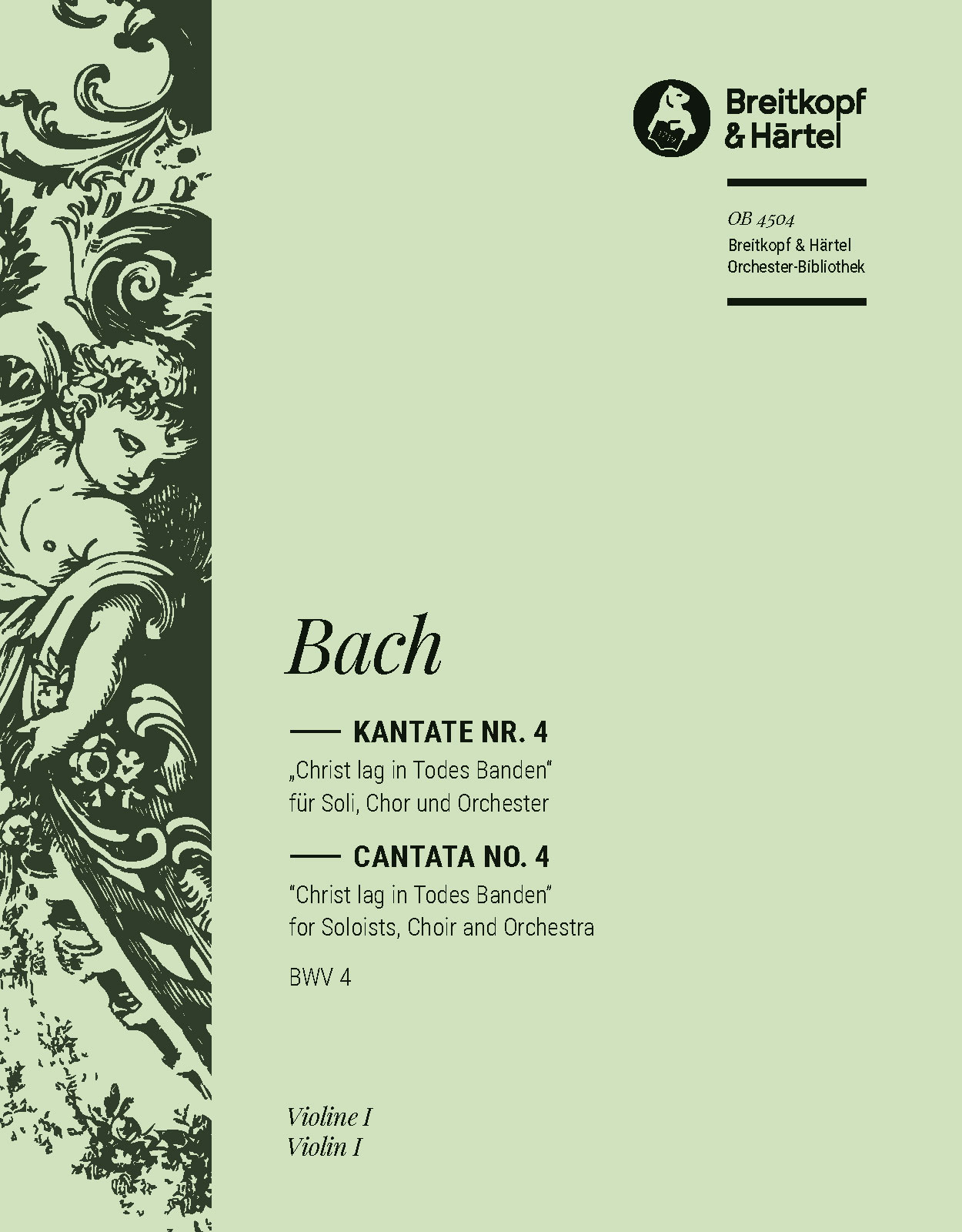 Vorderes Coverbild Kantate BWV 4 „Christ lag in Todes Banden“