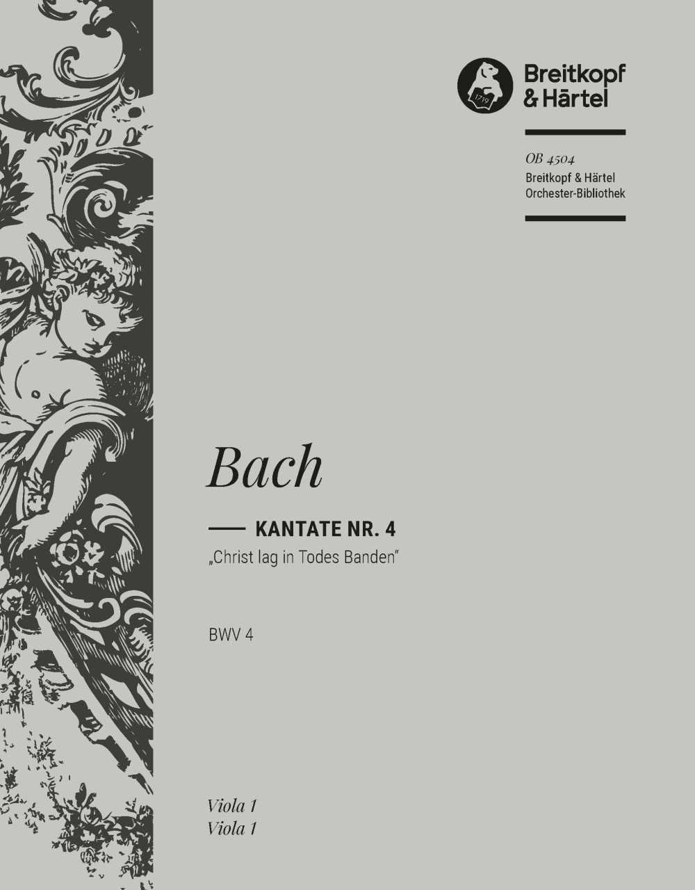 Vorderes Coverbild Kantate BWV 4 „Christ lag in Todes Banden“