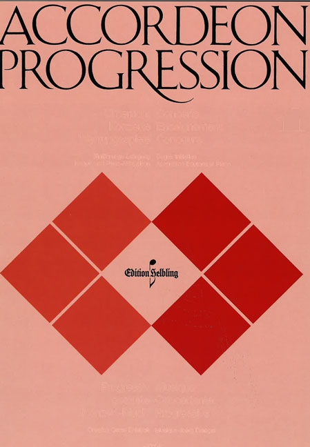 Vorderes Coverbild Accordeon Progression Band 1 Einführungs-Lehrgang