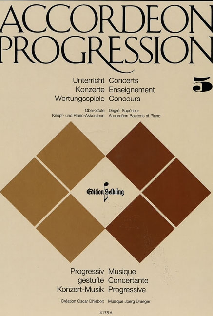 Vorderes Coverbild Accordeon Progression Band 5 Oberstufe