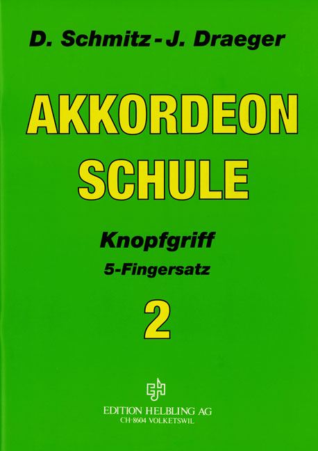 Vorderes Coverbild Akkordeon Schule Band 2 Knopfgriff