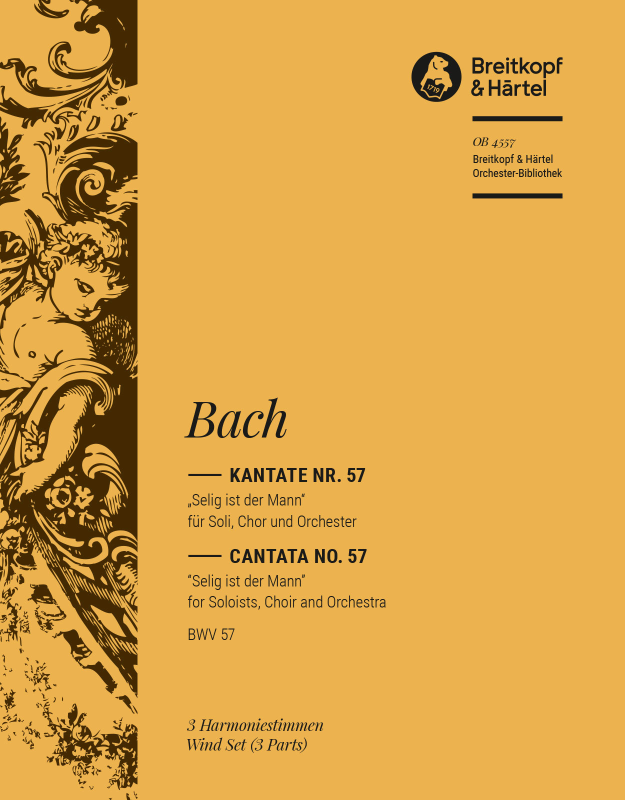 Vorderes Coverbild Kantate BWV 57 „Selig ist der Mann“