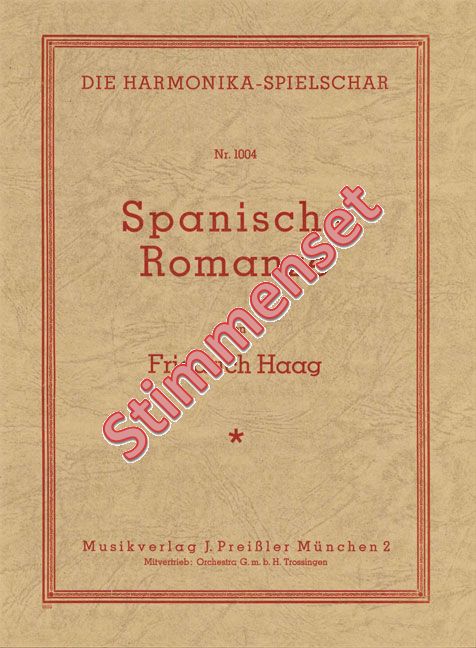 Vorderes Coverbild Spanische Romanze