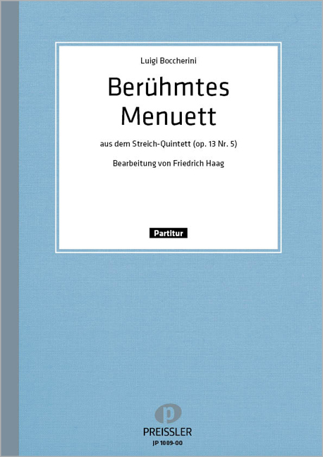 Vorderes Coverbild Berühmtes Menuett