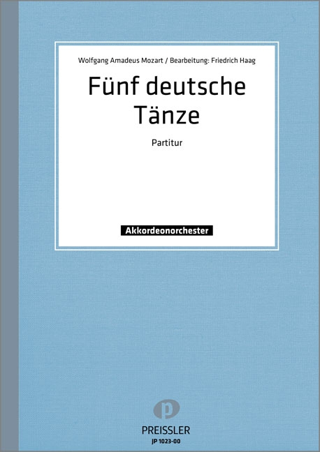 Vorderes Coverbild Fünf deutsche Tänze