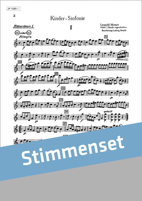 Vorderes Coverbild Kindersinfonie