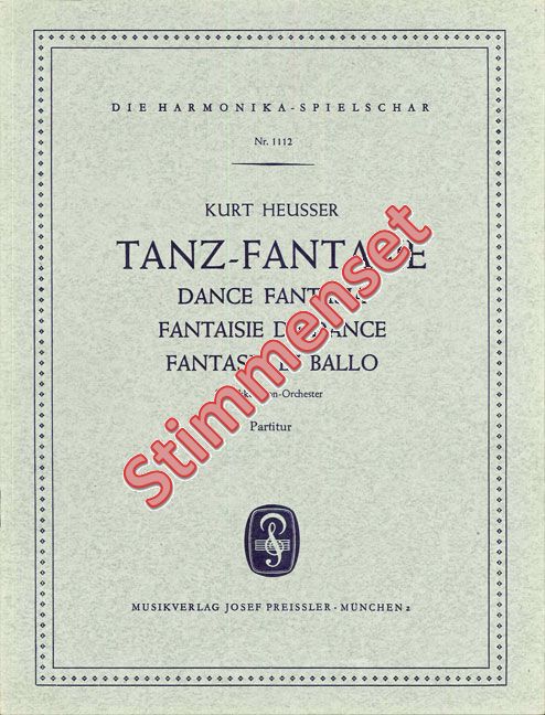 Vorderes Coverbild Tanz-Fantasie