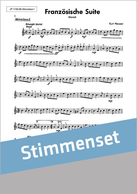 Vorderes Coverbild Französische Suite