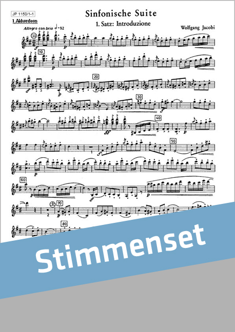 Vorderes Coverbild Sinfonische Suite 1. Satz