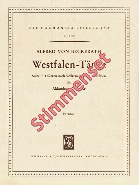 Vorderes Coverbild Westfalen-Tänze