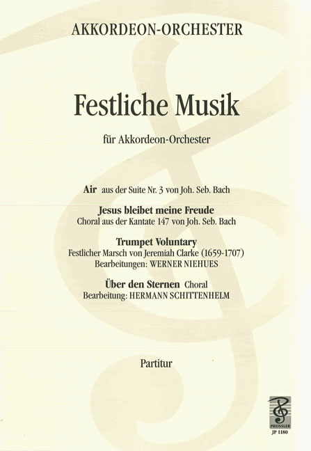 Vorderes Coverbild Festliche Musik (Satz 1-4)