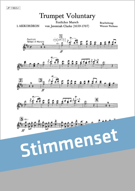 Vorderes Coverbild Festliche Musik (Satz 3) Trumpet Voluntary
