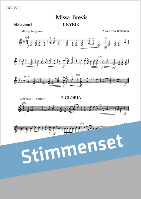 Vorderes Coverbild Missa Brevis