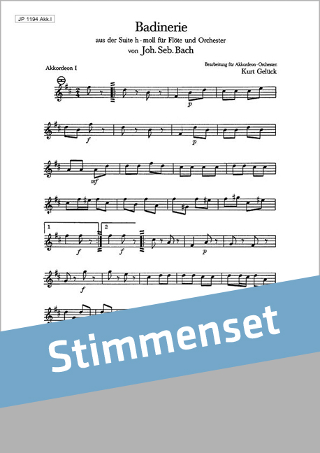 Vorderes Coverbild Badinerie