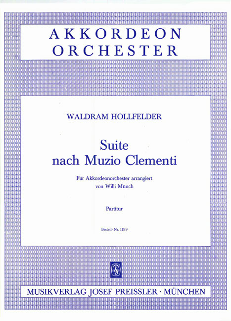 Vorderes Coverbild Suite nach Muzio Clementi