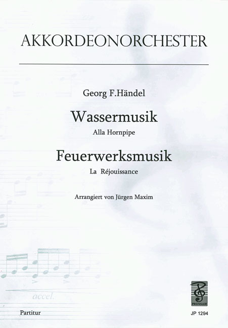 Vorderes Coverbild Wassermusik / Feuerwerksmusik