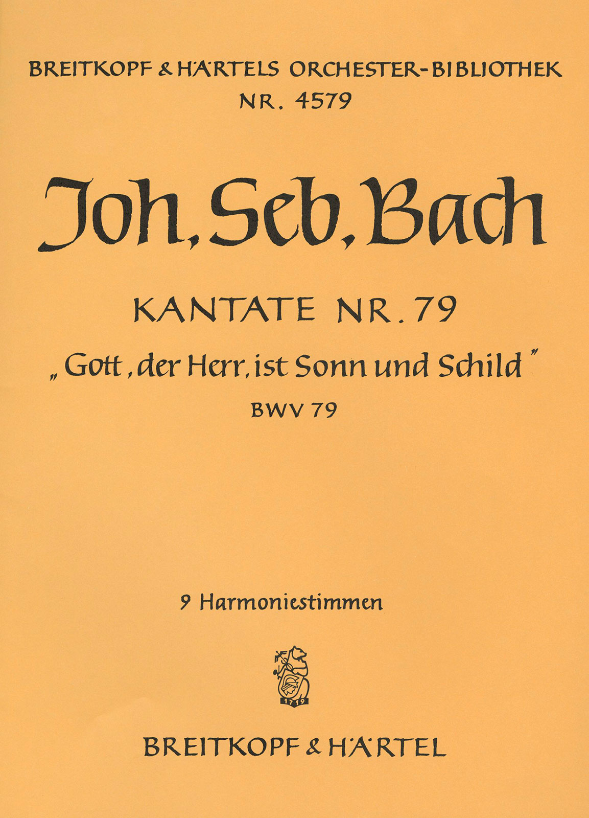Vorderes Coverbild Kantate BWV 79 „Gott der Herr ist Sonn und Schild“ (1725)