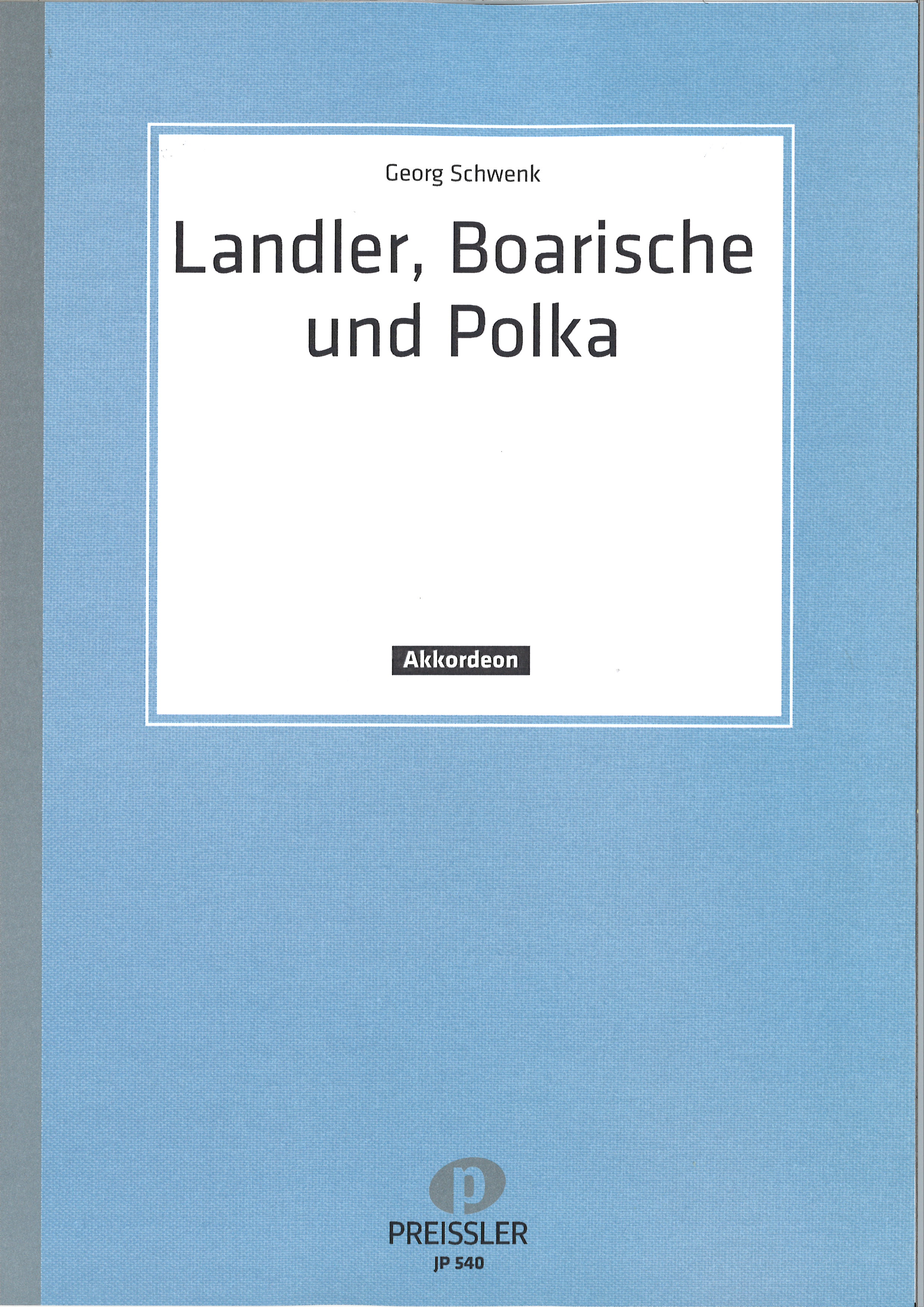 Vorderes Coverbild Landler, Boarische und Polka