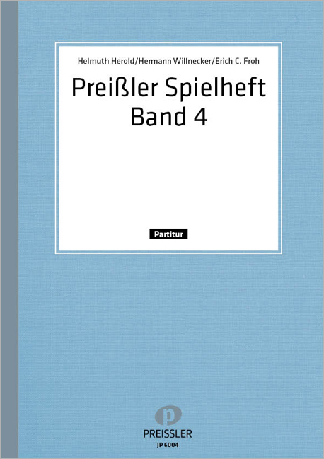 Vorderes Coverbild Preißler-Spielheft 4